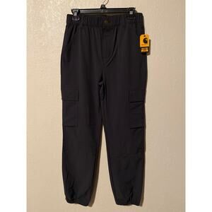 Carhartt Boys Rugged Flex Loose Fit Cargo Black Jogger SZ XL-18/20